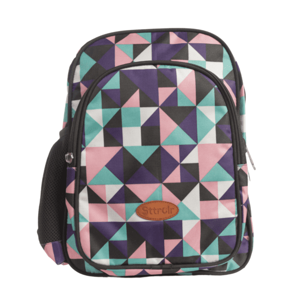 Sttrolr Graphite Grid School Backpack